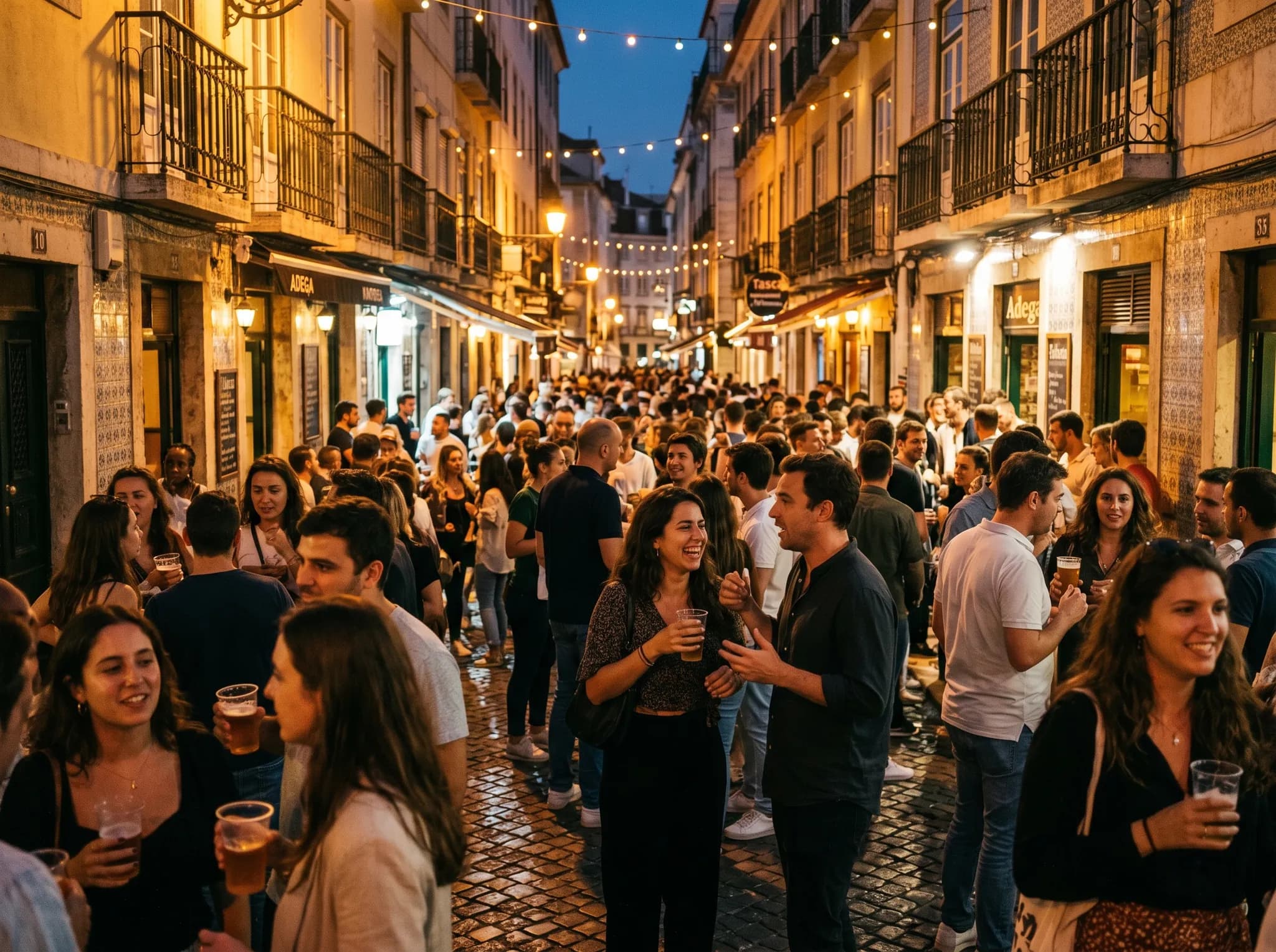 Bairro Alto nightlife scene