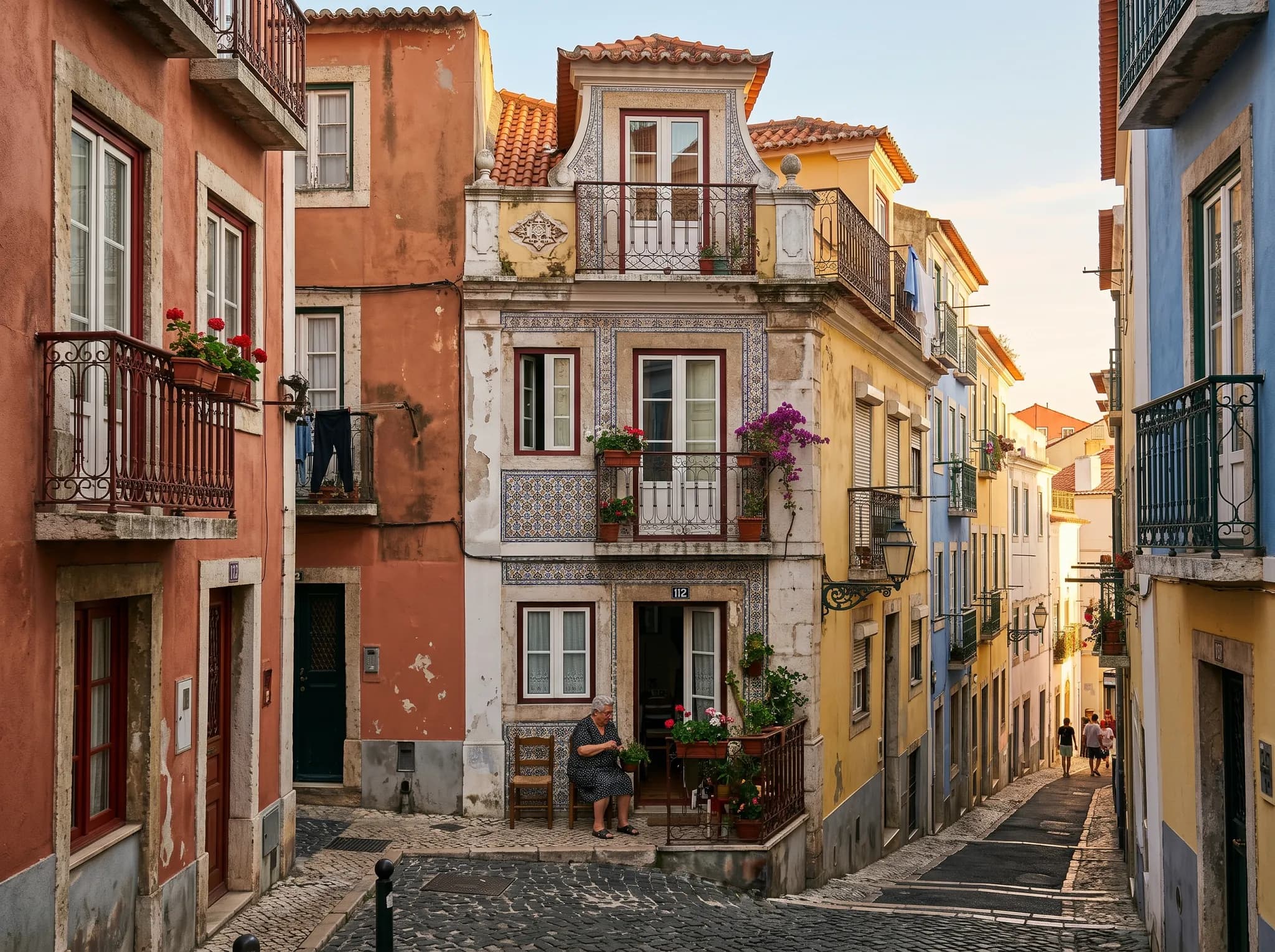 Traditional buildings in Bairro Alto