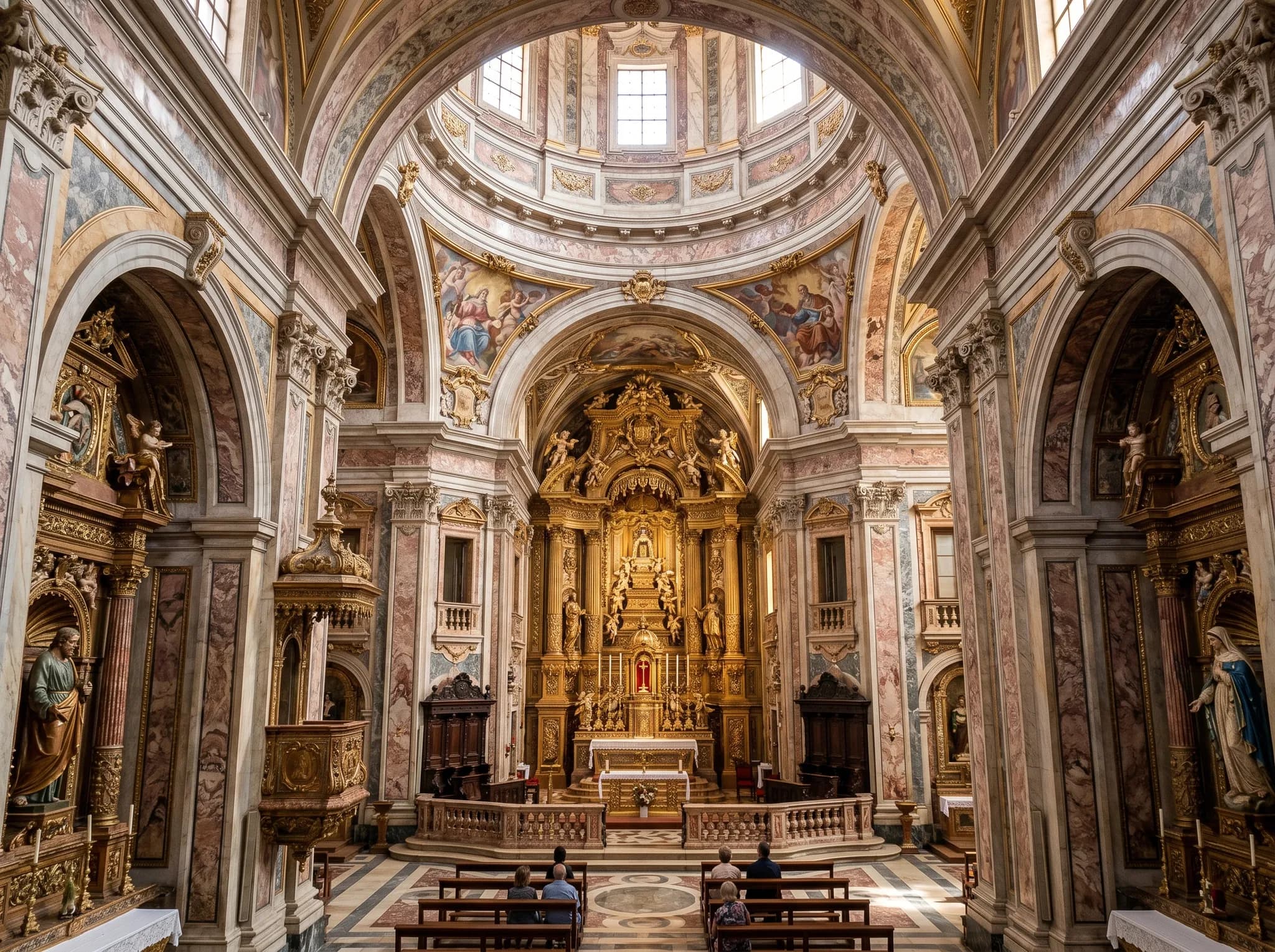 Interior of Basílica da Estrela
