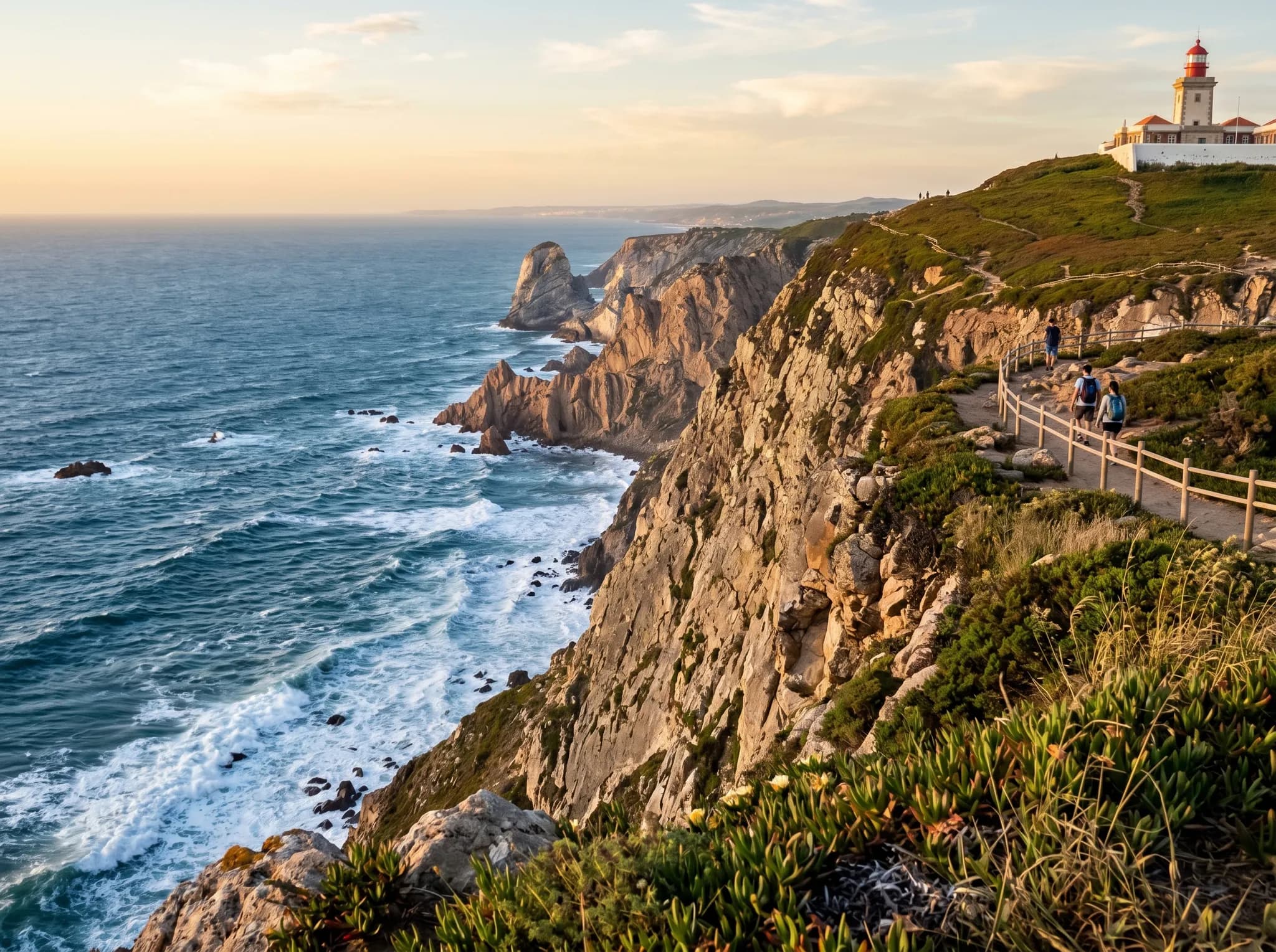 Dramatic cliffs at Cabo da Roca