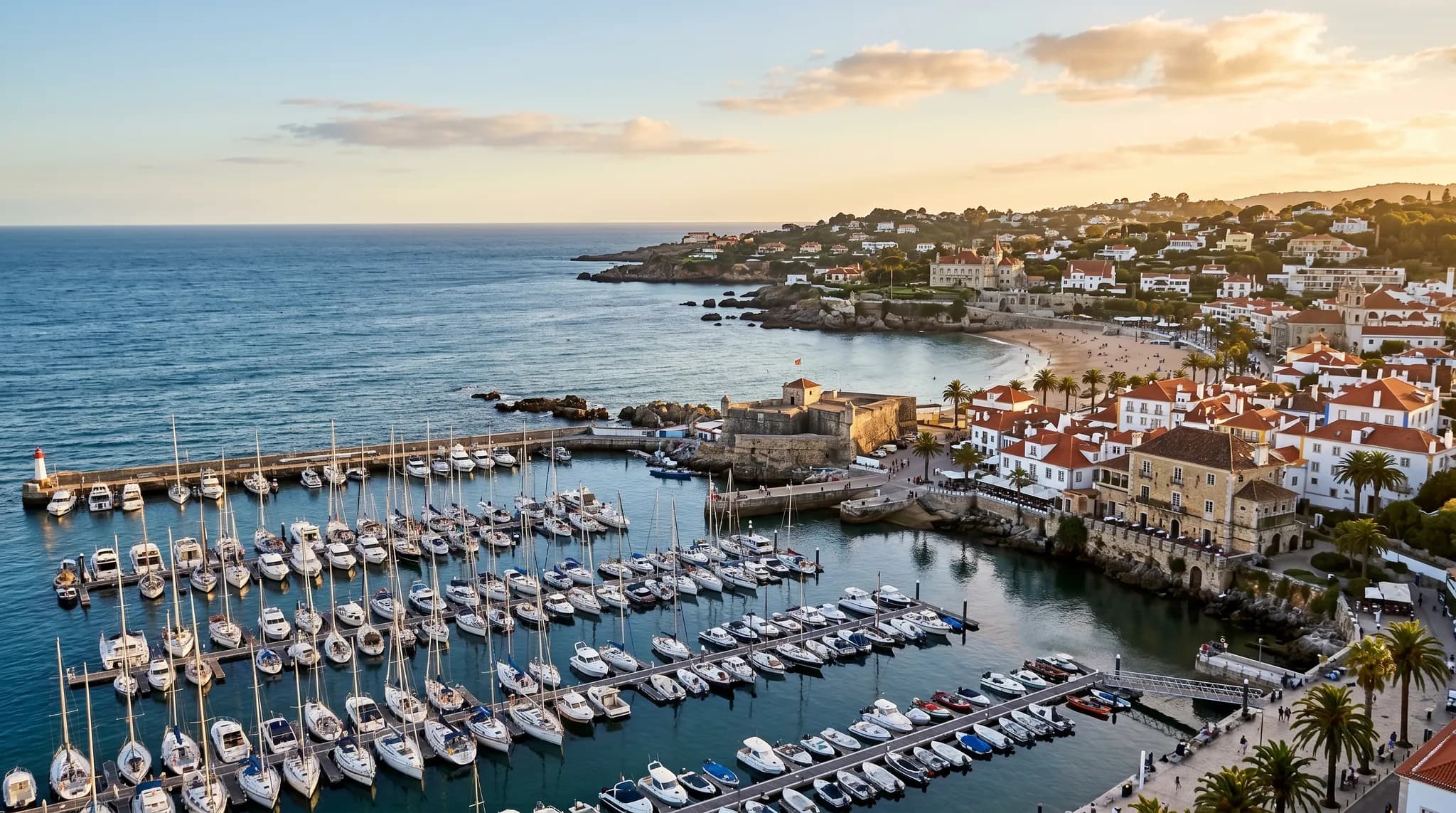 Cascais bay and marina