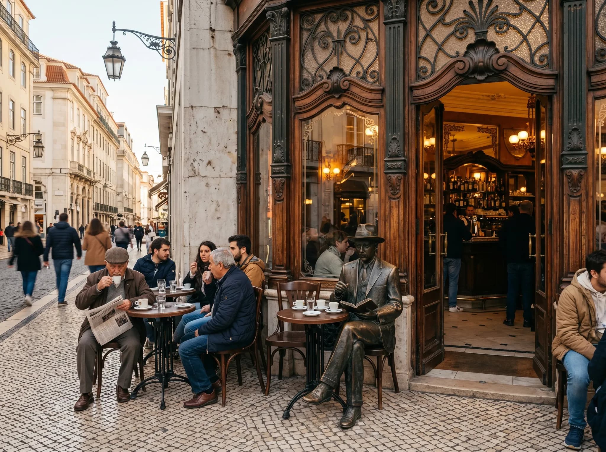 A Brasileira café in Chiado