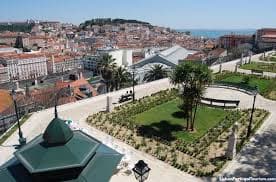 View from Miradouro de São Pedro de Alcântara