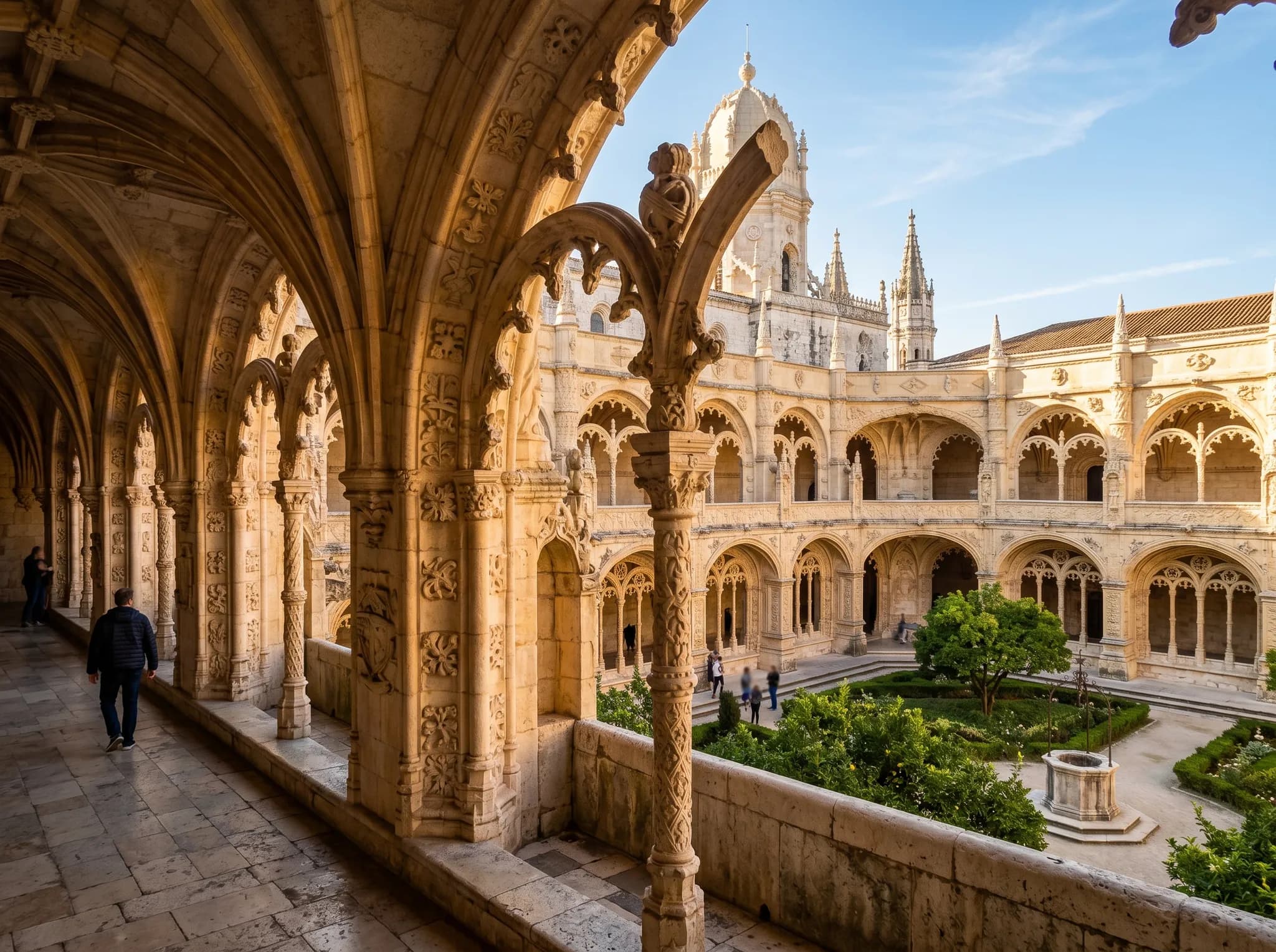 Jeronimos Monastery cloister