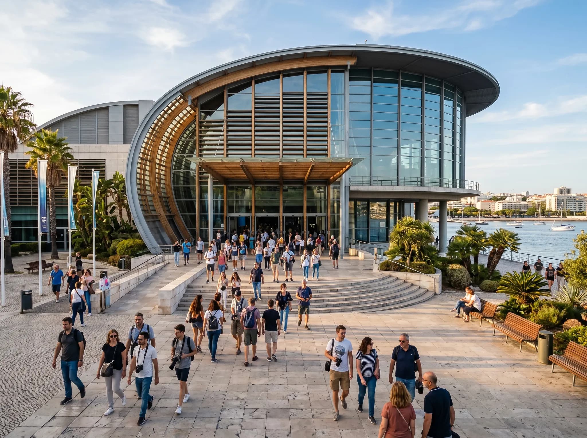 Entrance to Oceanário de Lisboa