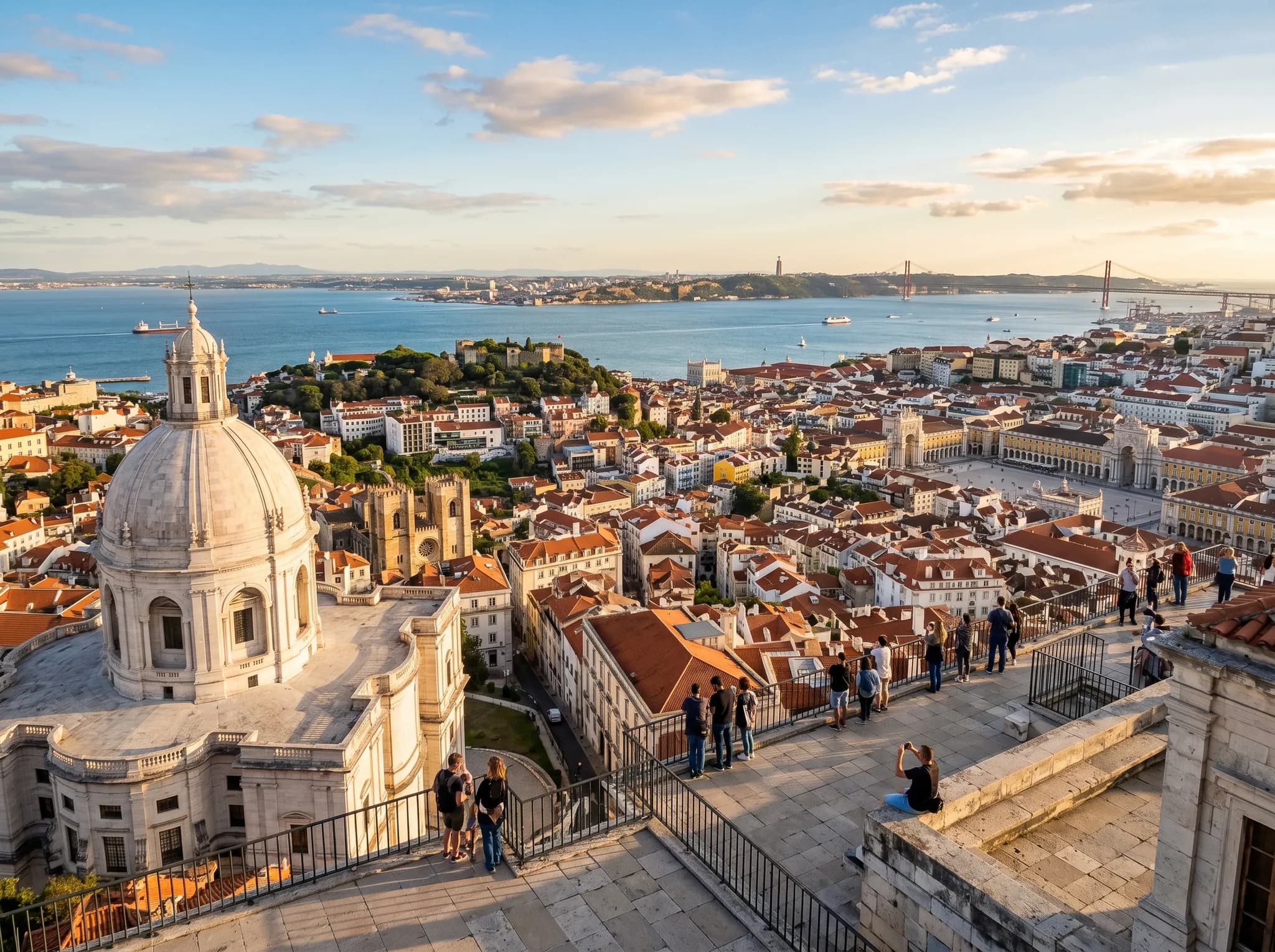 Panoramic view from National Pantheon terrace
