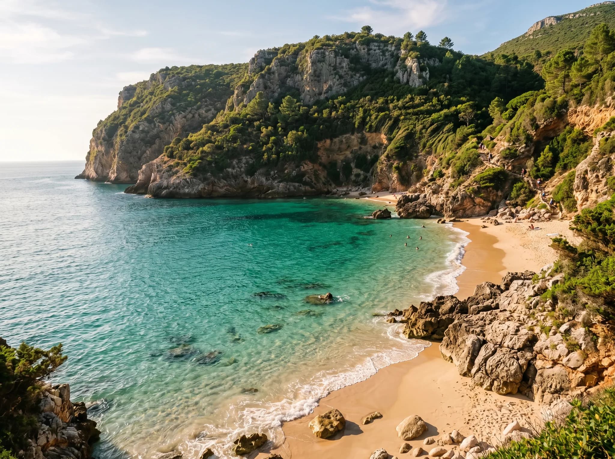 Ribeiro do Cavalo secluded beach with turquoise water