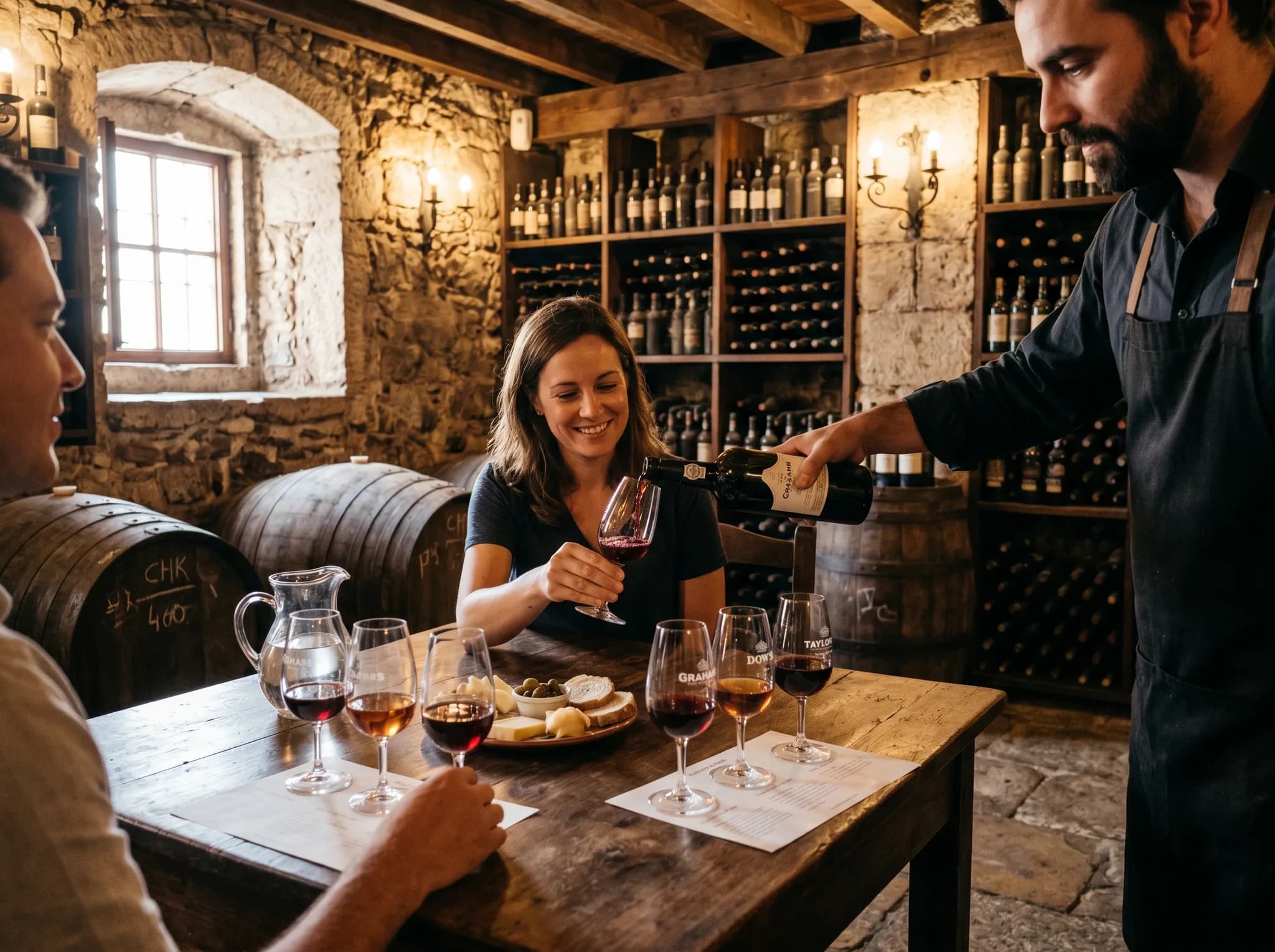 Historic Lisbon wine cellar