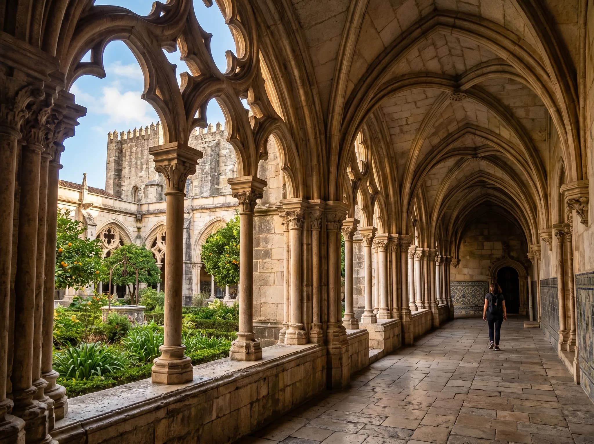 Gothic cloister of Sé de Lisboa