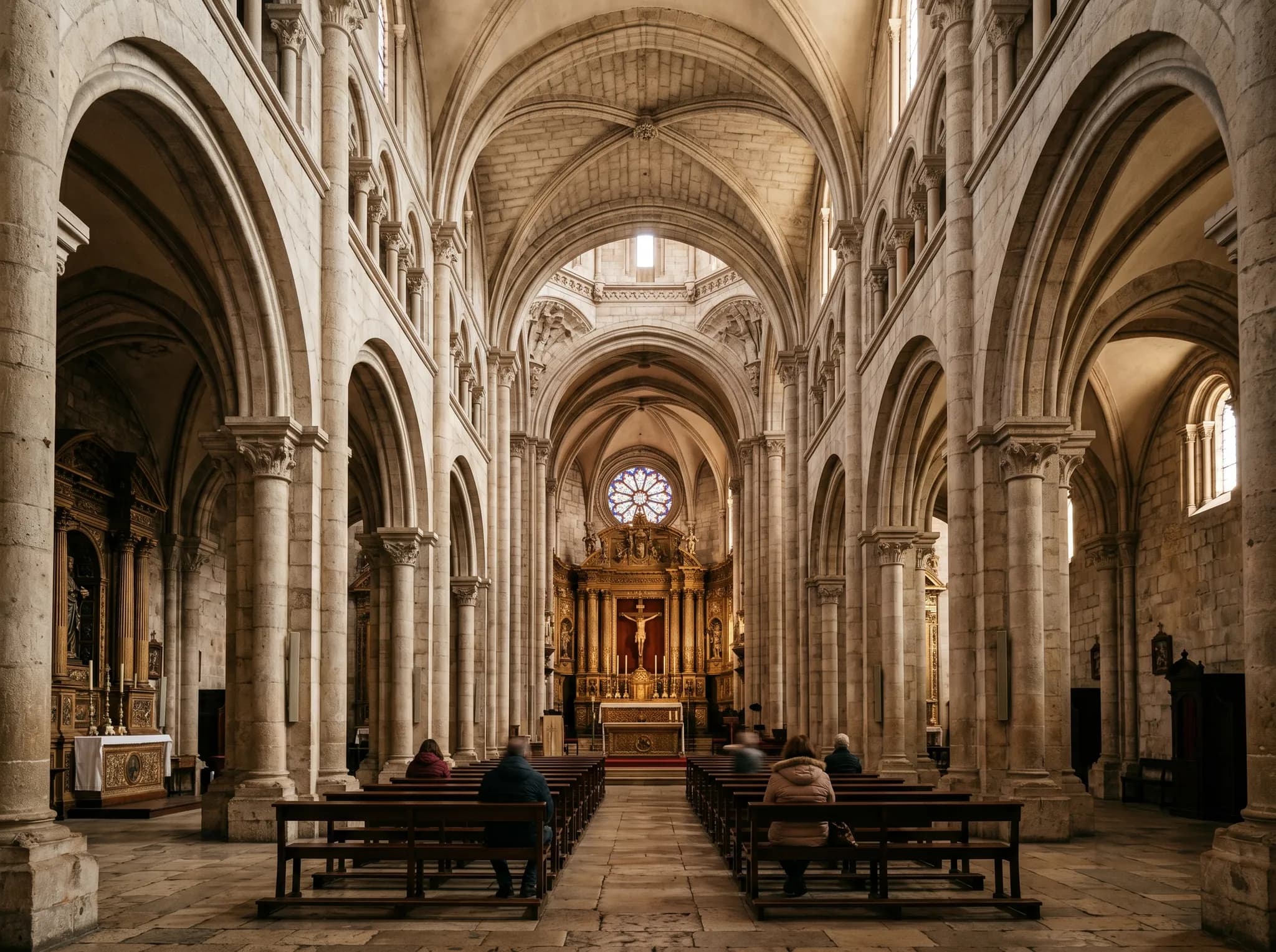 Interior of Lisbon Cathedral