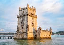 View from Belem Tower terrace