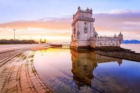 Torre de Belem tower on Tagus River