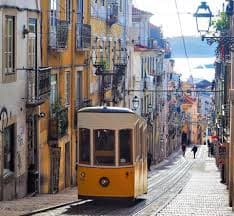 View down Rua da Bica