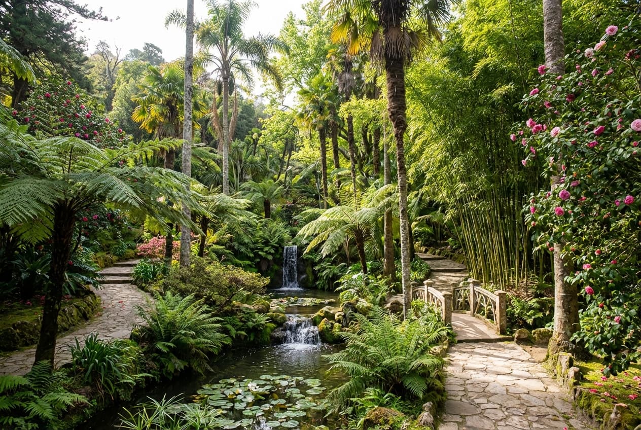 Octagonal Room with intricate honeycomb dome inspired by Alhambra